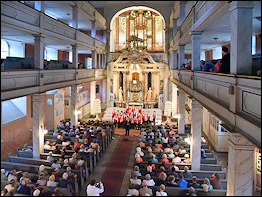 Chorraum während eines Konzertes