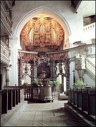 Innenansicht der Dorfkirche