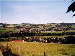 Blick auf Zella, Klings, Empfertshausen
