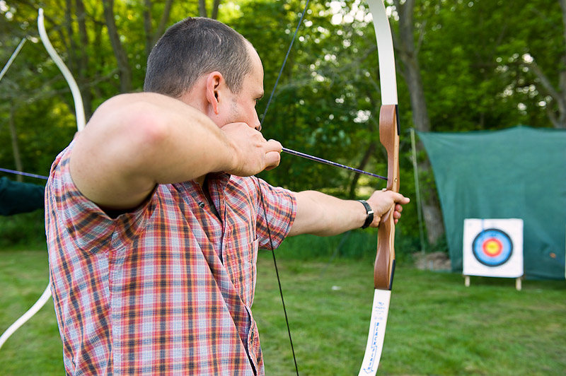 Bogenschießen im Outdoorcamp Hohenfelden