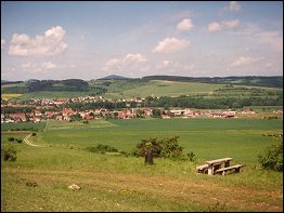 Blick auf das Rhönstädtchen Geisa