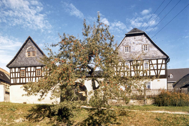 Denkmalgeschütztes Angerdorf Nitschareuth