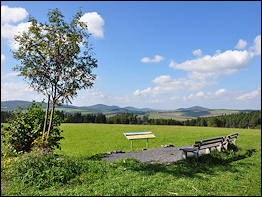 Landschaft am Geiserämter Kreuz