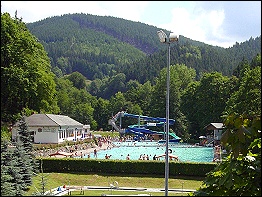 Schwimmbad von Unterweißbach