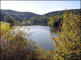 Die Aumatalsperre bei Weida