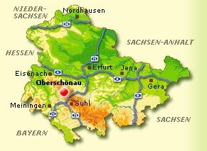 Lagekarte Oberschönau