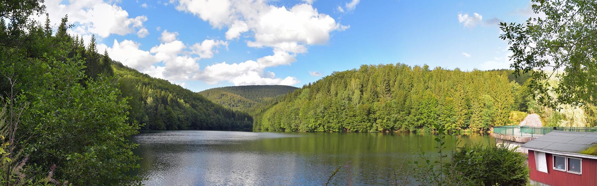 Talsperre Erletor im Thüringer Wald