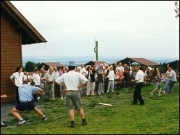 Tauziehen auf der Geba