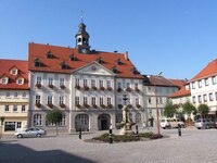 Blick zum Rathaus von Themar