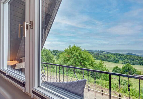 herrlicher Ausblick vom Balkon