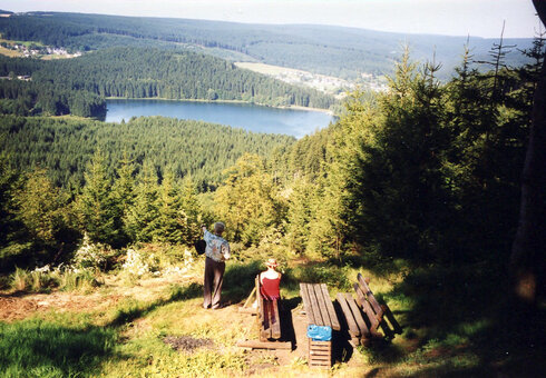 Blick auf die Talsperre