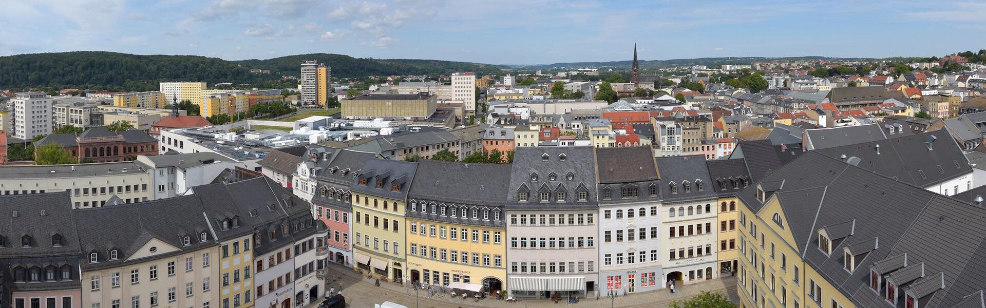 Marktplatz in Gera / Thüringen