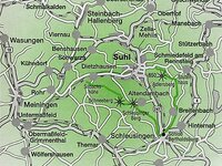 Rennsteig - Dolmar - Weg