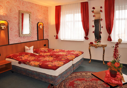 Blick in die Rosensuite