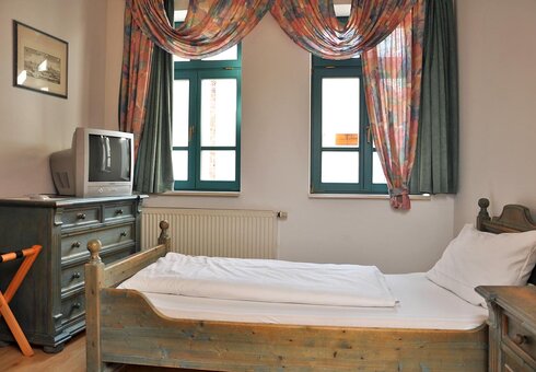 Blick in ein Gästezimmer