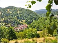 Blick auf den Ort Kleinschmalkalden
