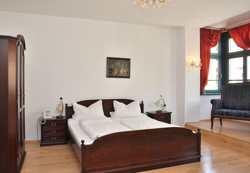 Blick in ein Gästezimmer