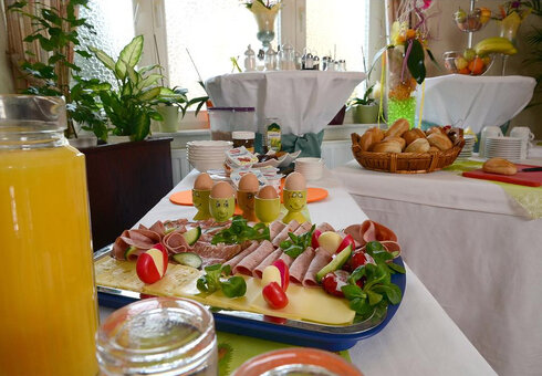 leckeres Frühstücksbuffet