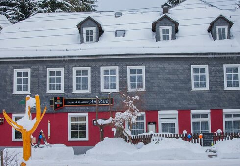 Pension & Gasthof Am Park, Winter