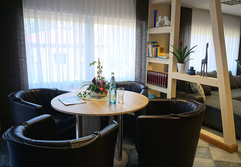 Blick in das Wohnzimmer