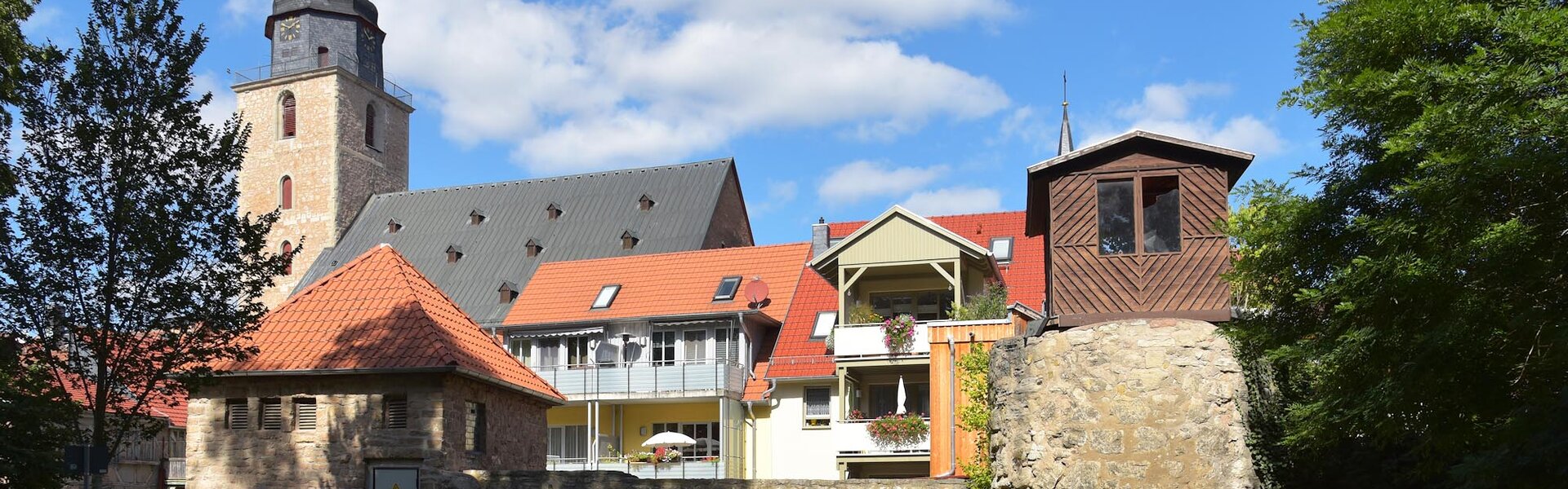 Reste der Stadtmauer in Sondershausen
