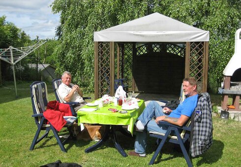 Terrasse großes Ferienhaus