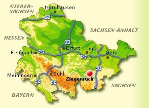 Lagekarte Ziegenrück Lagekarte Ziegenrück