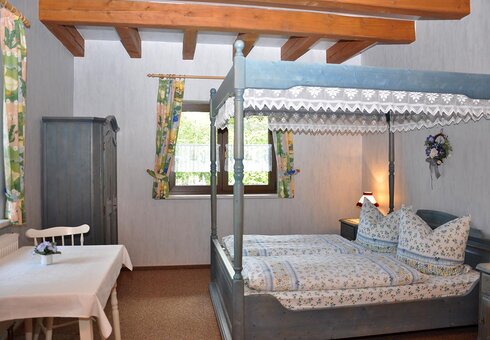 Blick in ein Gästezimmer