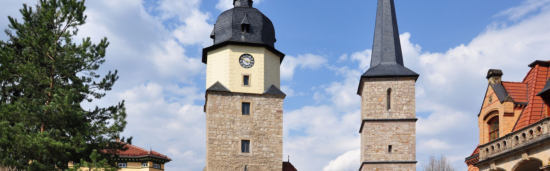 Jakobsturm mit Riedtor in Arnstadt