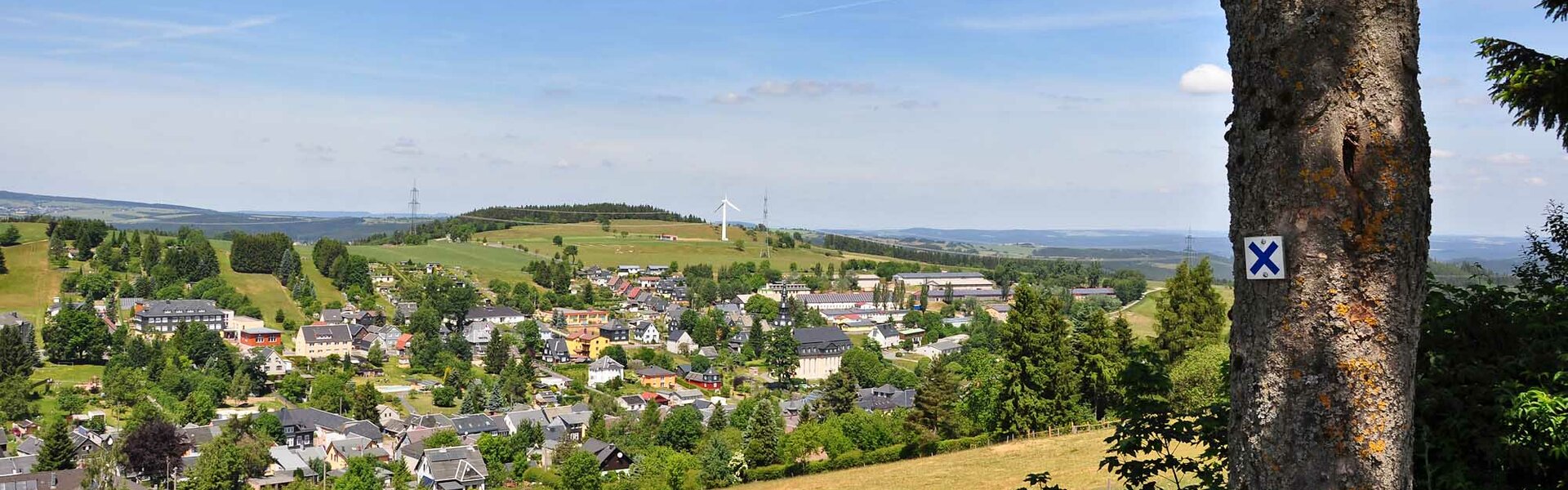 Blick auf Oberweißbach