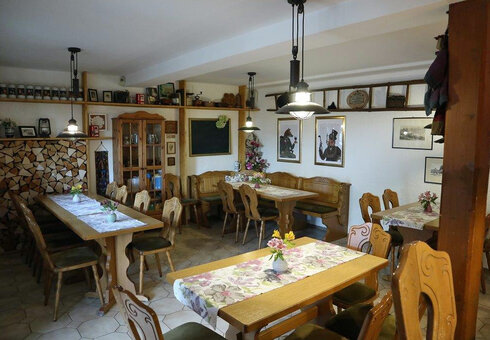 Blick in den Frühstücksraum