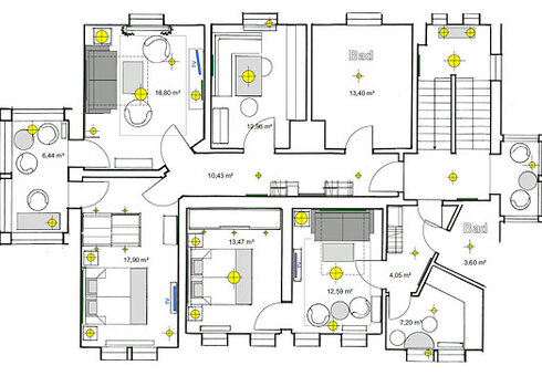 Grundriss 2. Obergeschoss