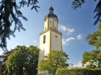 Turm der Michaeliskirche in Ohrdruf
