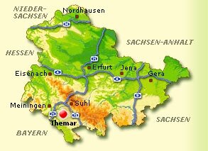 Lagekarte Themar