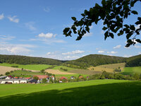 Ort Gleimershausen in der Thüringer Rhön