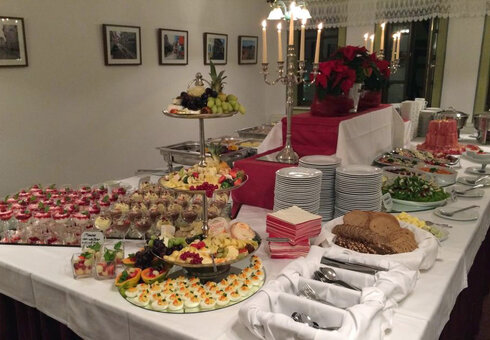 leckeres Buffet bei Feiern