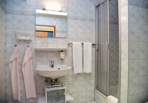 Blick in ein Badezimmer