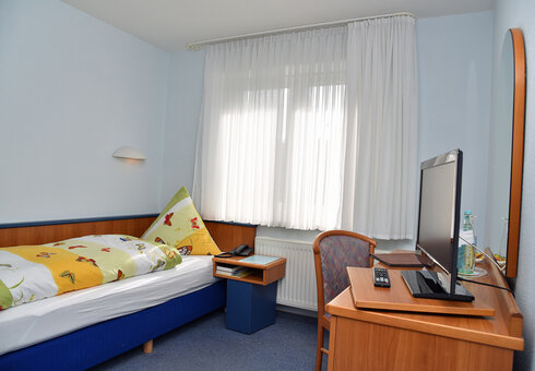 Blick in ein Einzelzimmer