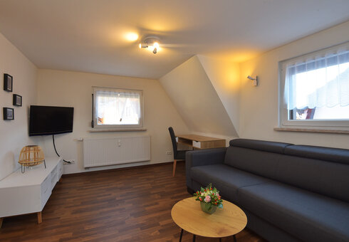 Blick in das Wohnzimmer