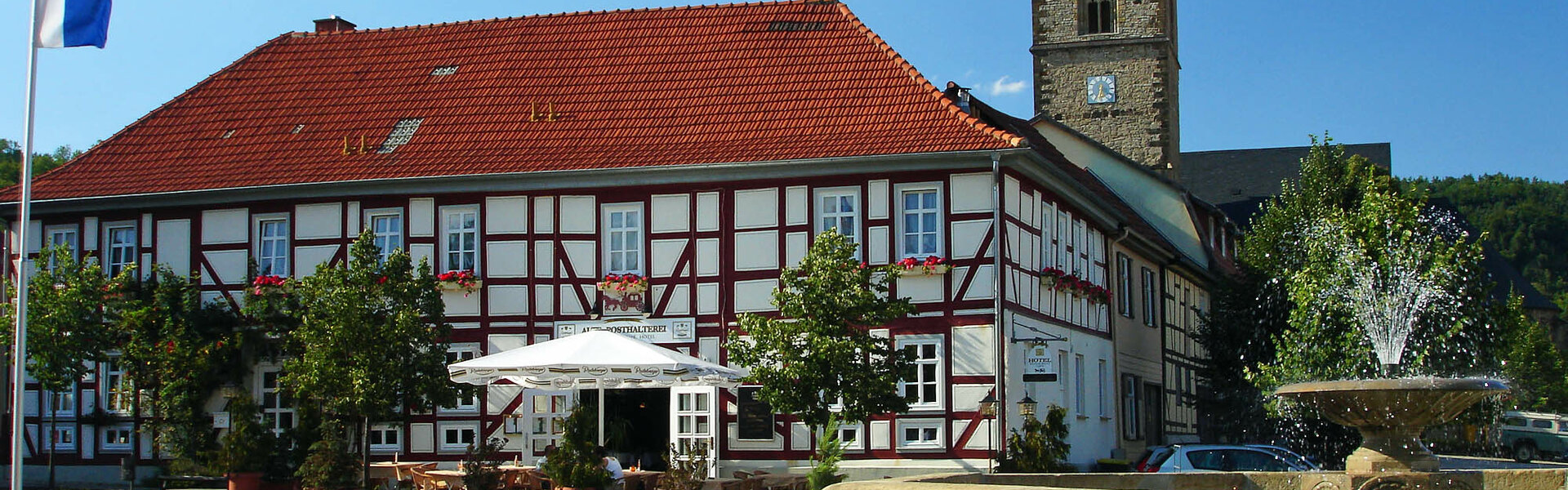 Der Markt in Creuzburg