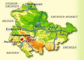 Lagekarte Dolmarregion Lagekarte Dolmarregion