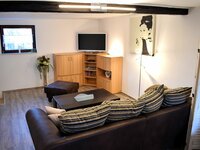 Blick in das Wohnzimmer