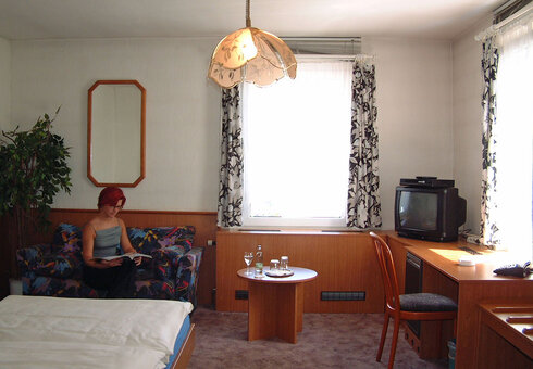 Einblick in ein Zimmer