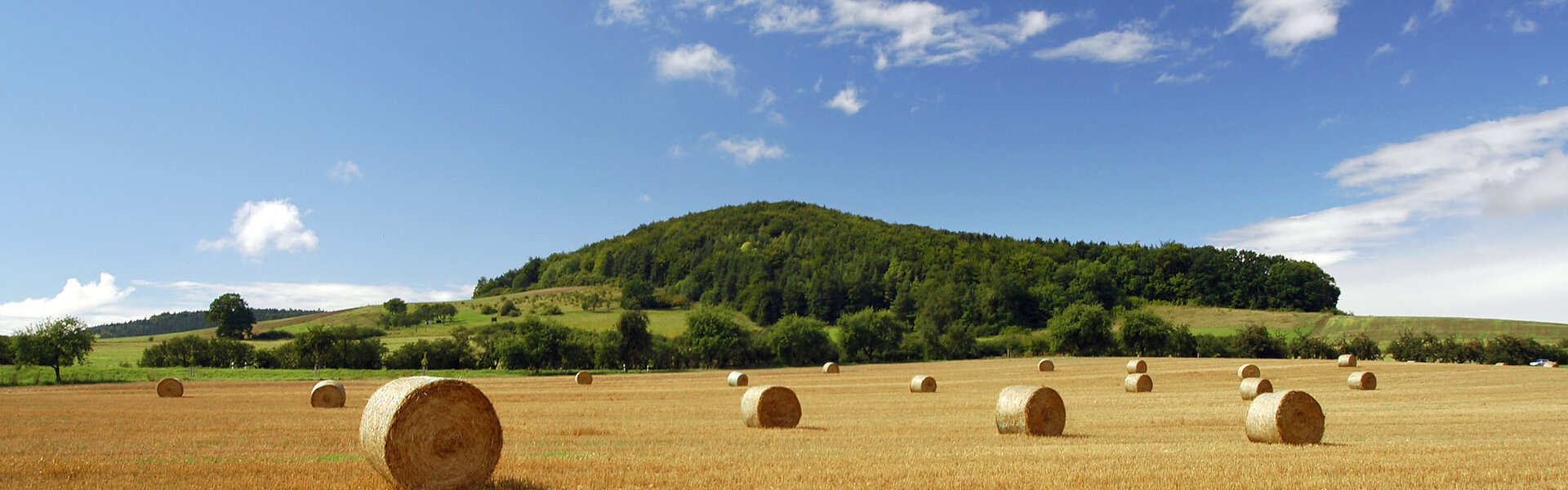 Landschaft in der Ilm-Region in Thüringen