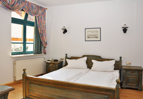 Blick in ein Gästezimmer