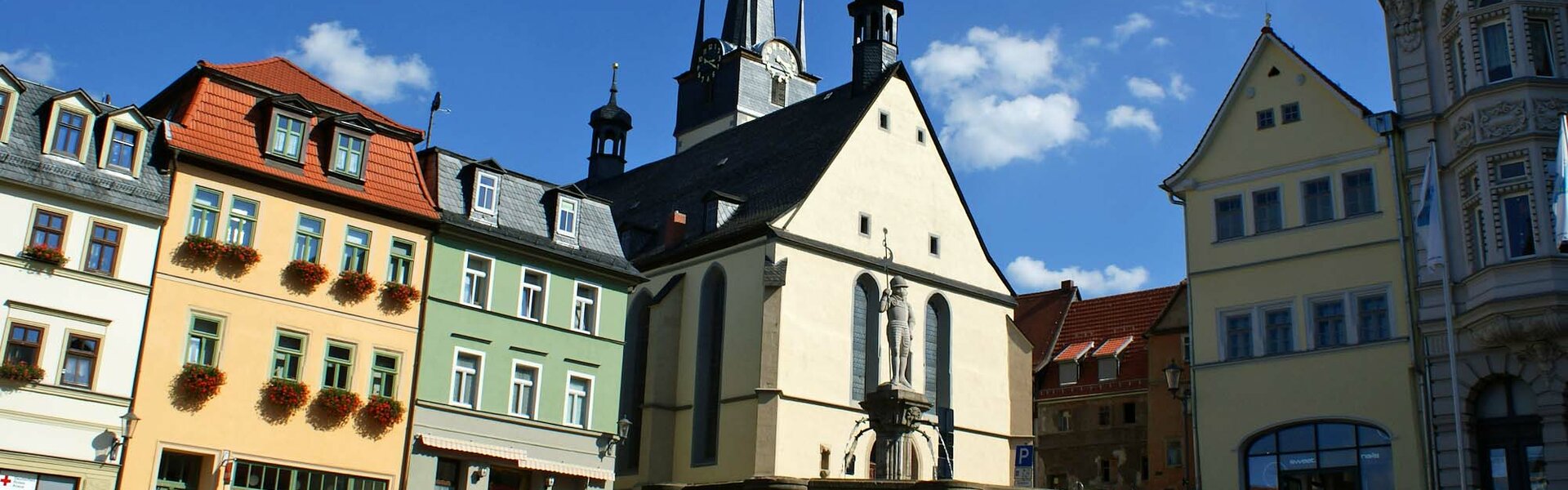 Die Stadtkirche in Pößneck