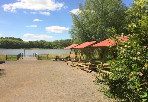 Zugang zum Stausee