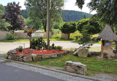 hoteleigener Parkplatz