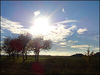 Landschaft im Thür. Burgenland Drei Gleichen