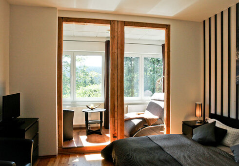 Blick in das Zimmer Wadeberg